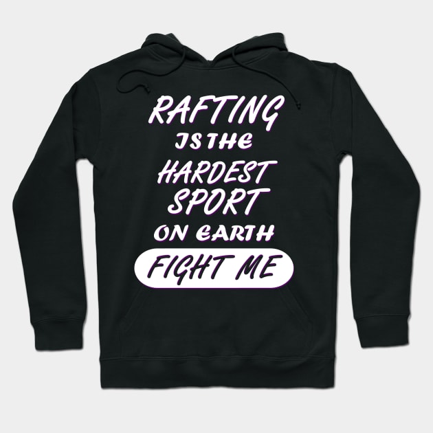 Rafting Kayak Canoe White Water Paddle Gift Hoodie by FindYourFavouriteDesign